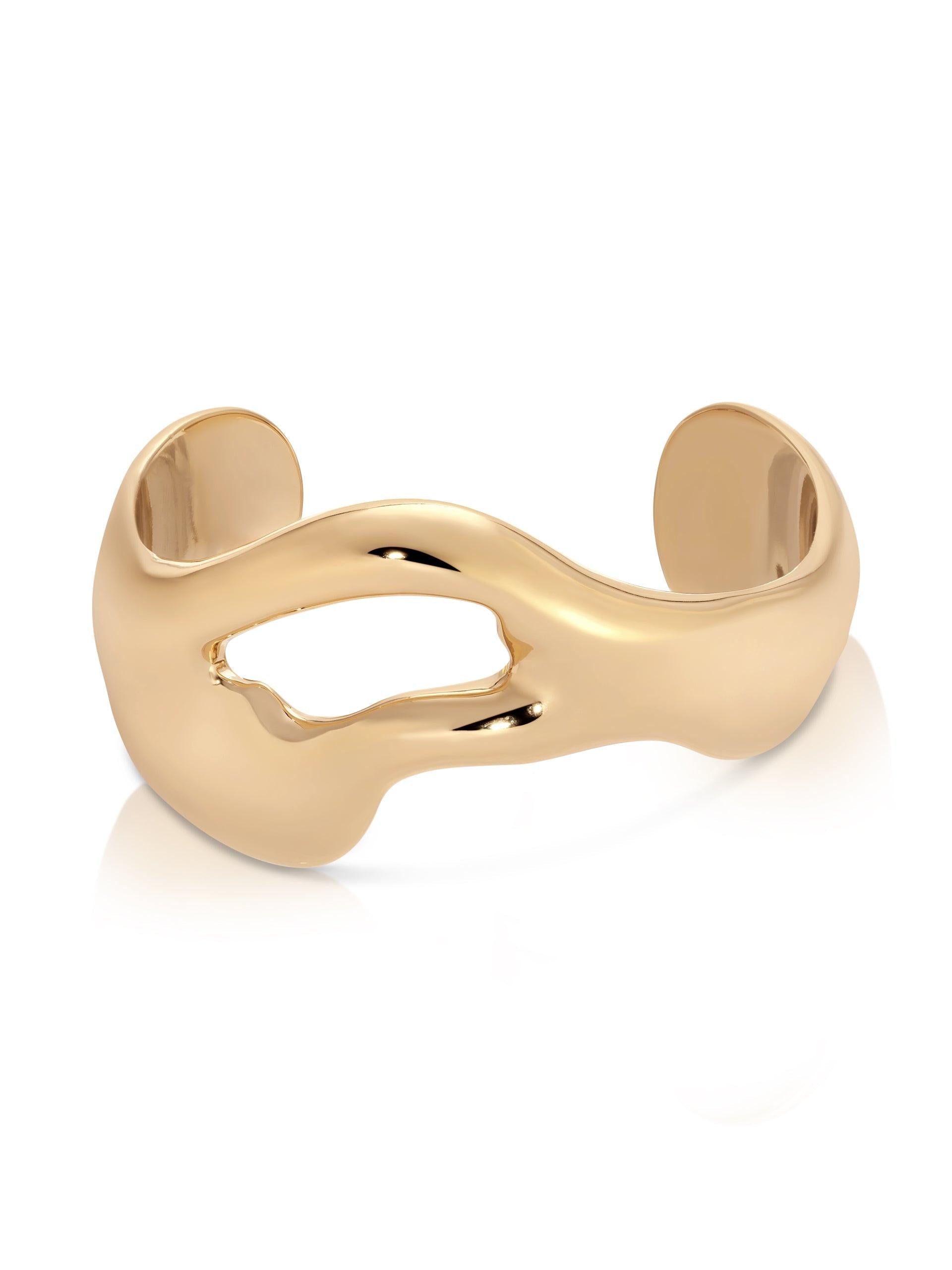 Open Abstract Cuff - Flying Tomato - Cuffs and Bangles - Ettika