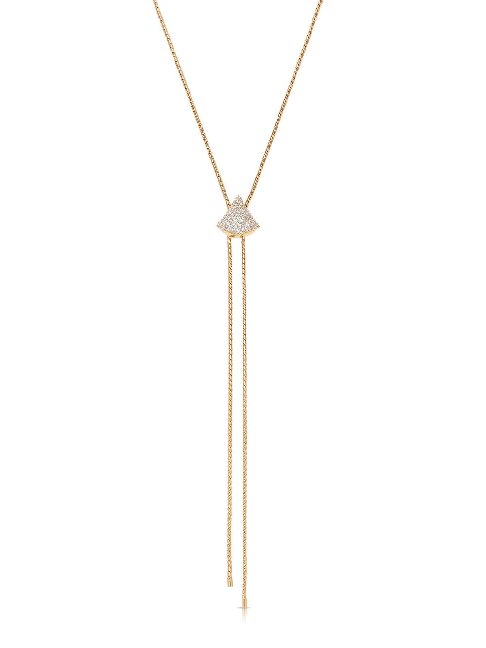 Pavé Shine Bolo Necklace - Flying Tomato - Necklaces - Ettika