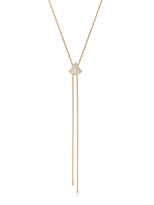 Pavé Shine Bolo Necklace - Flying Tomato - Necklaces - Ettika