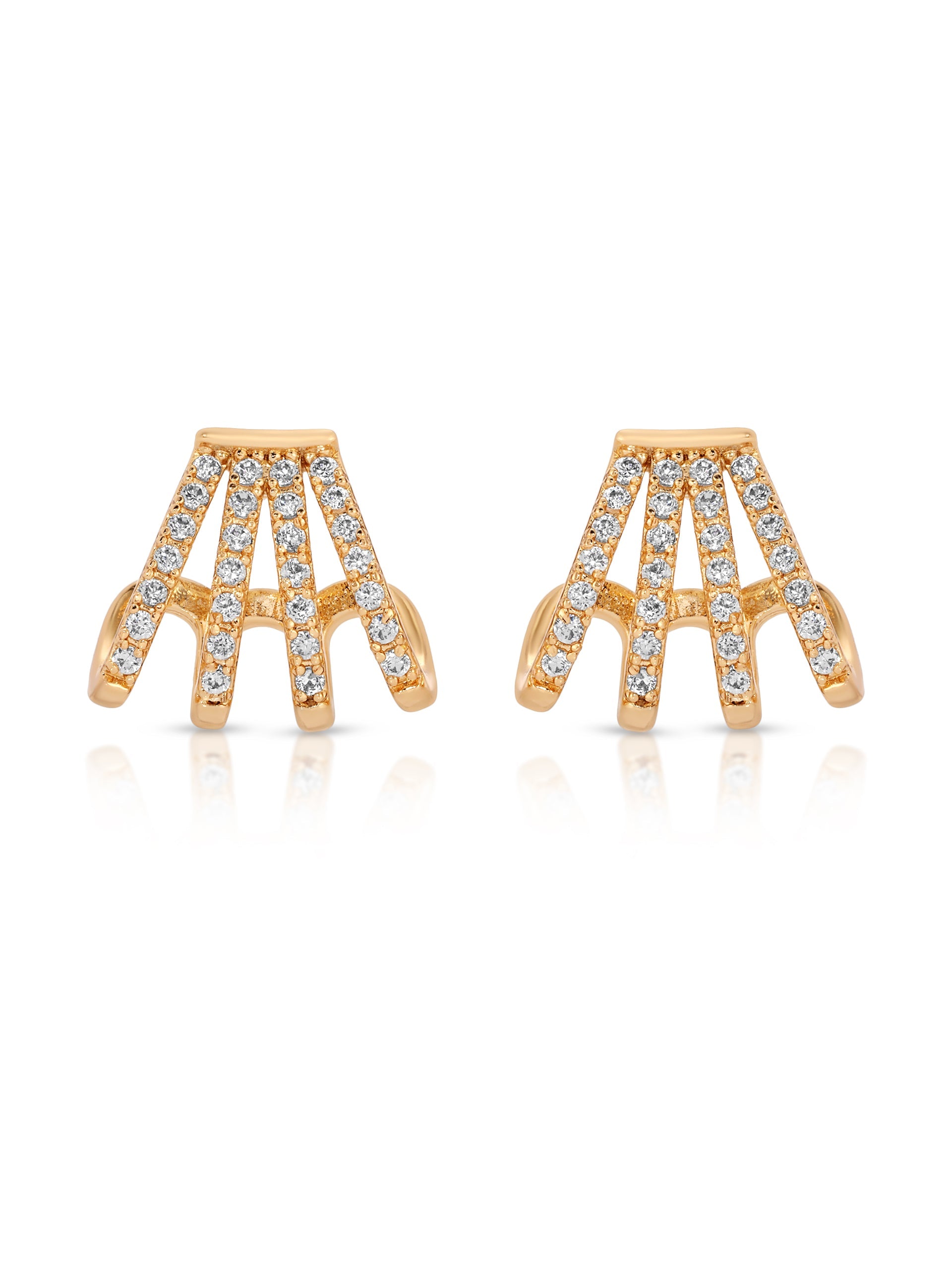 Glisten Wing Pavé Earrings