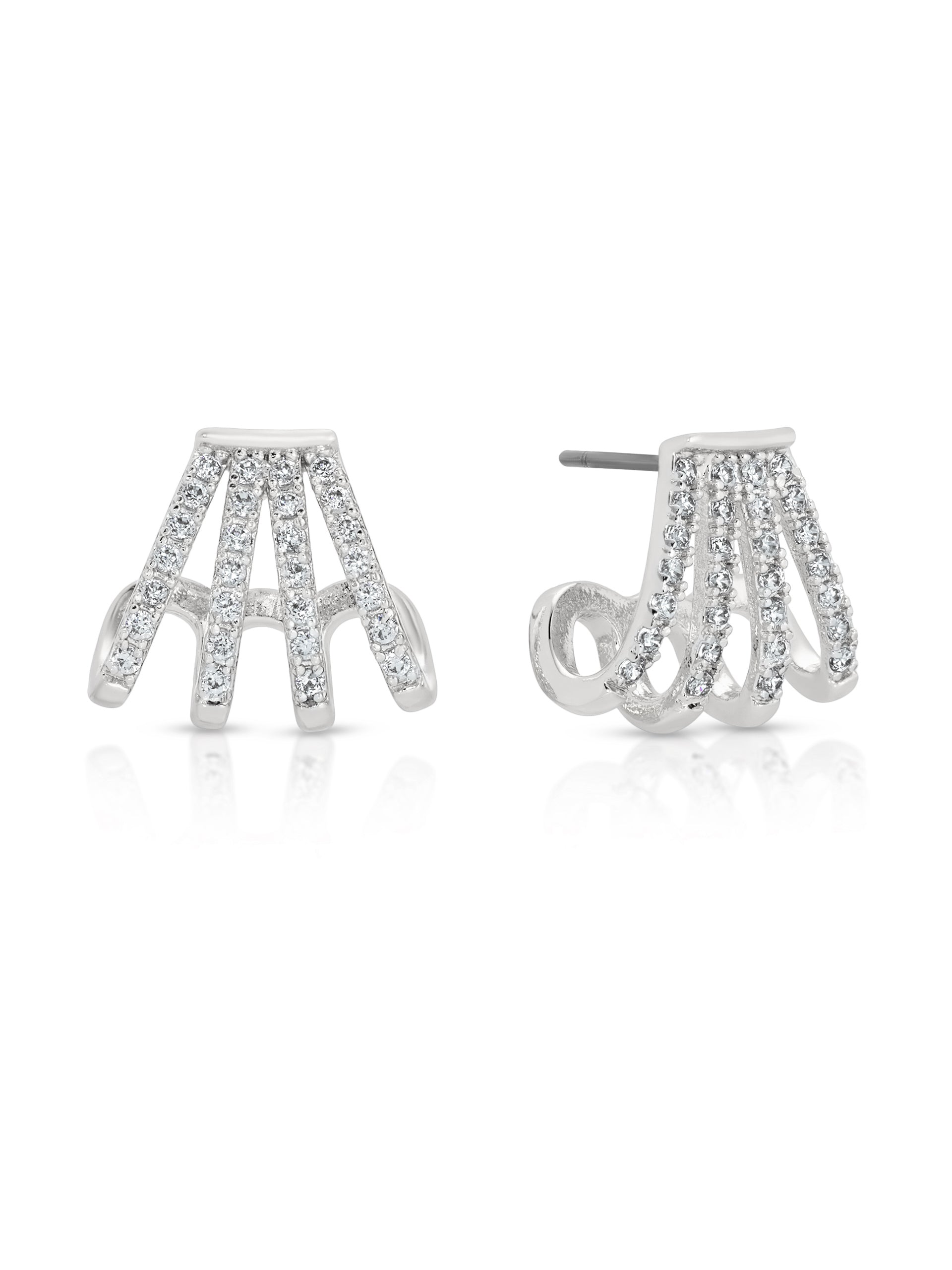 Glisten Wing Pavé Earrings