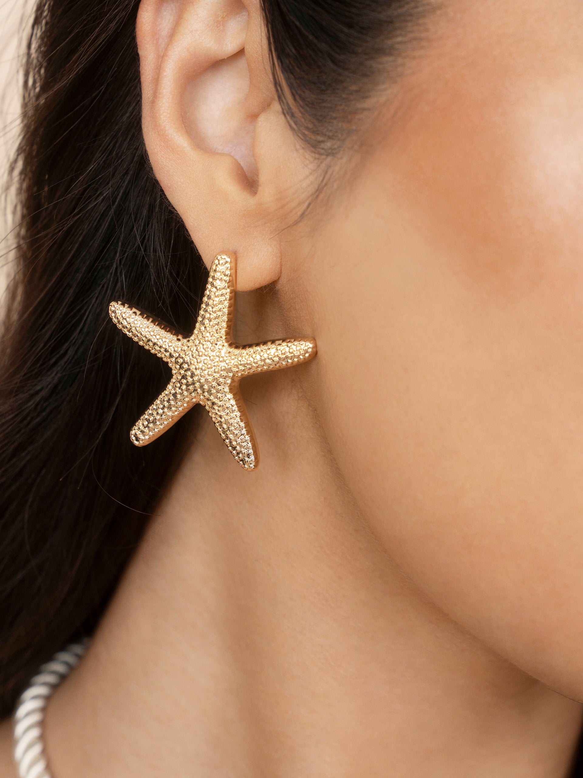 Statement Starfish Stud Earrings