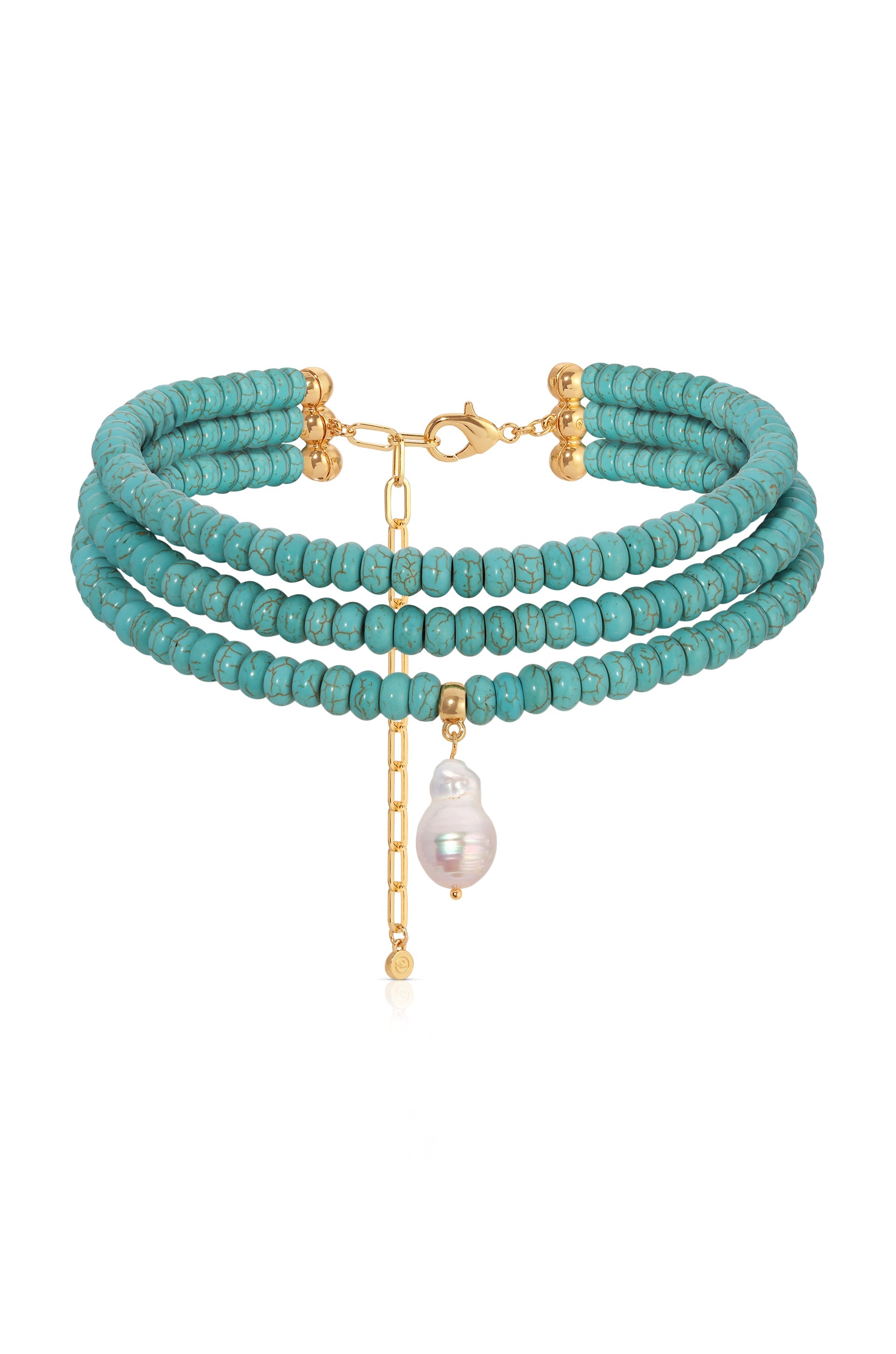 [PREORDER] Marina Layers Turquoise Necklace.