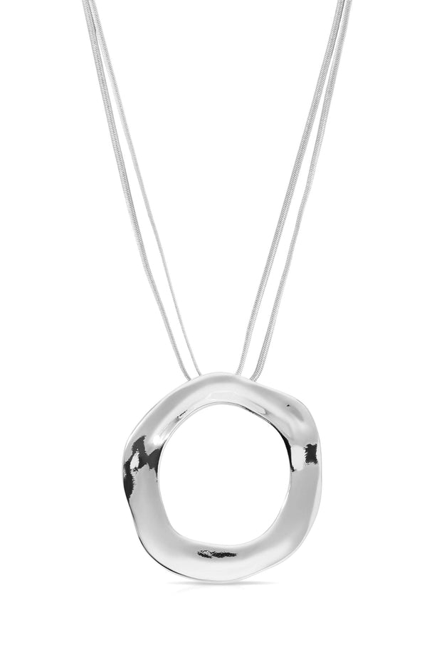 Open Circle Necklace - Flying Tomato - Necklaces - Ettika