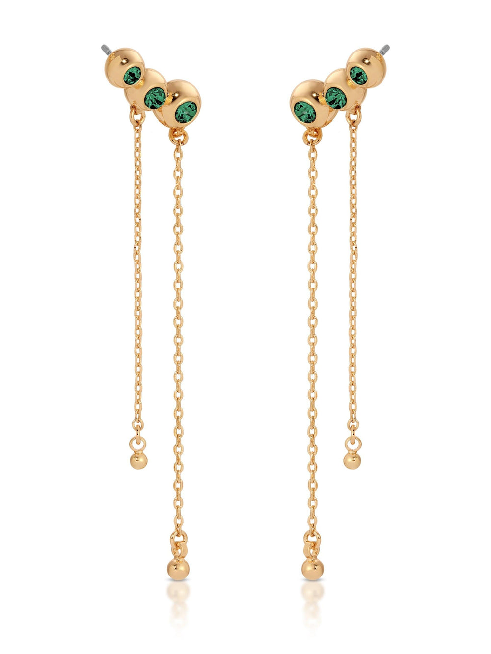 Emerald City Waterfall Earrings - Flying Tomato - Earrings - Ettika