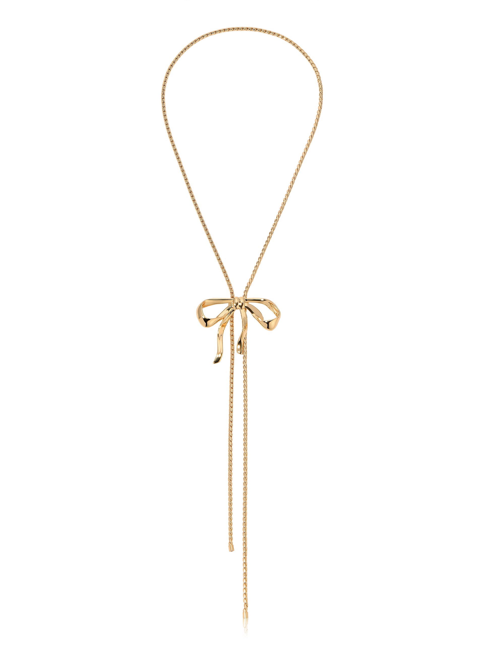 Bow Organica Bolo Necklace - Flying Tomato - Necklaces - Ettika