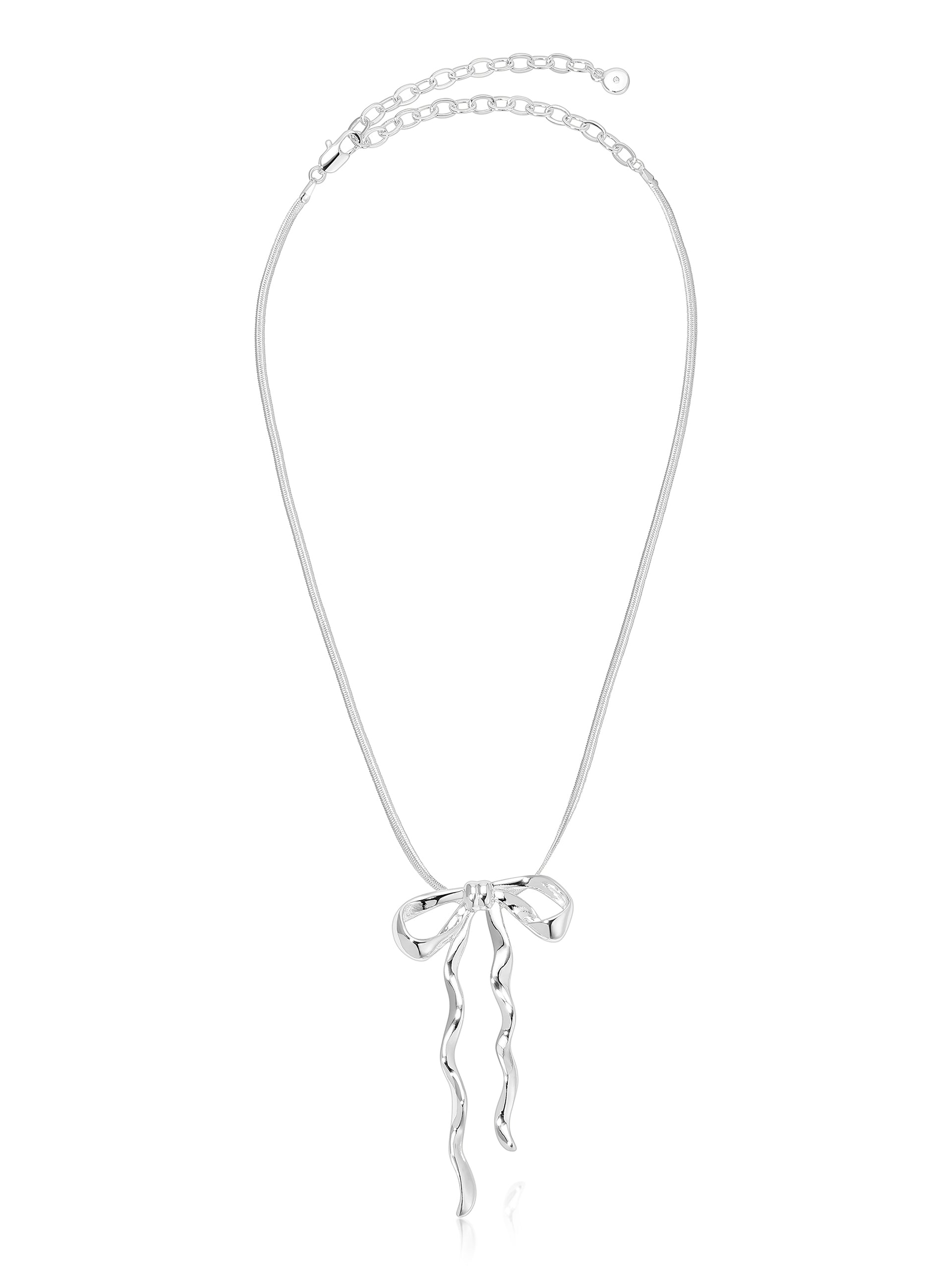 Bow Organica Pendant Necklace