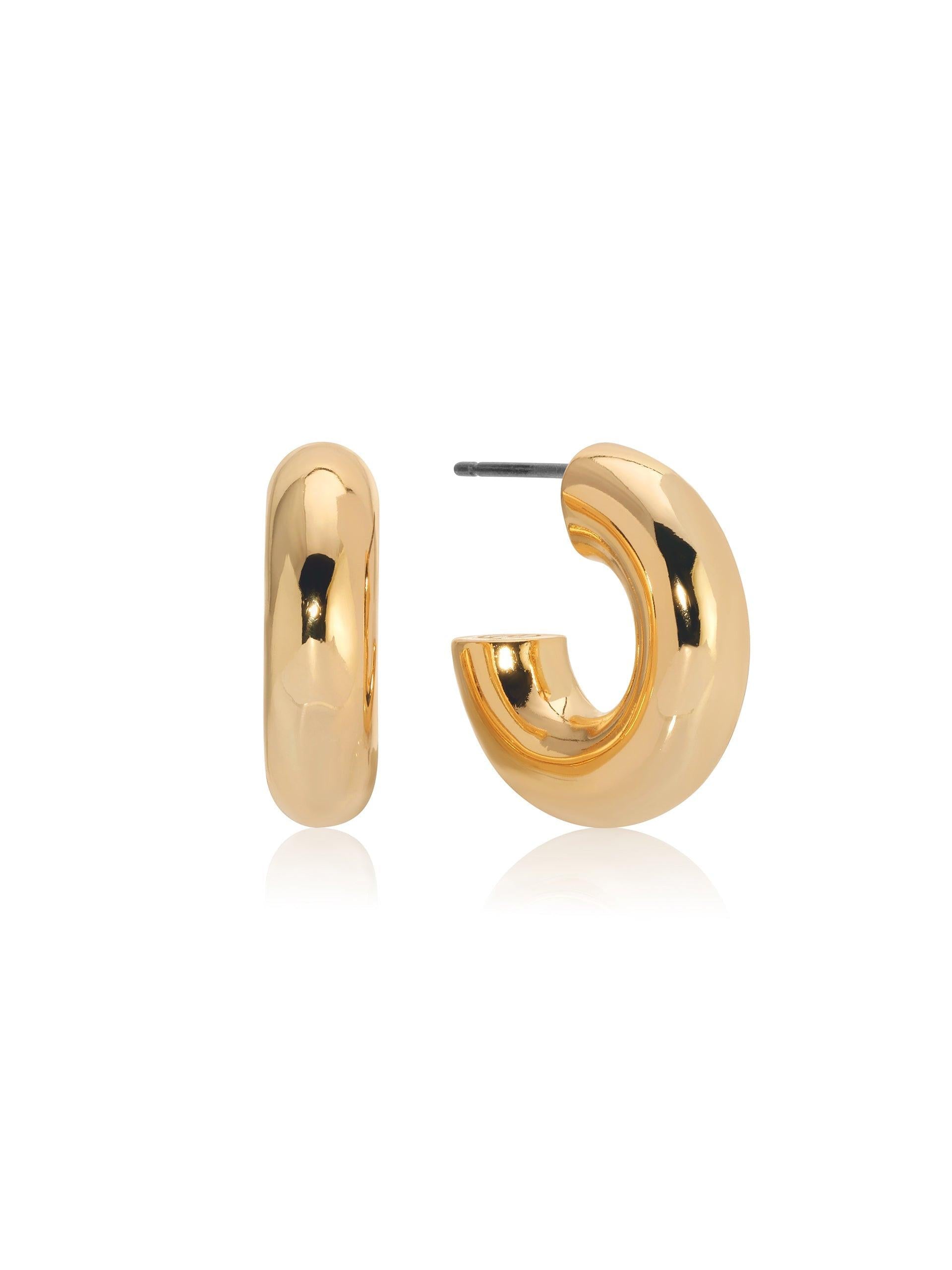 Mini Thick Classic Hoops.