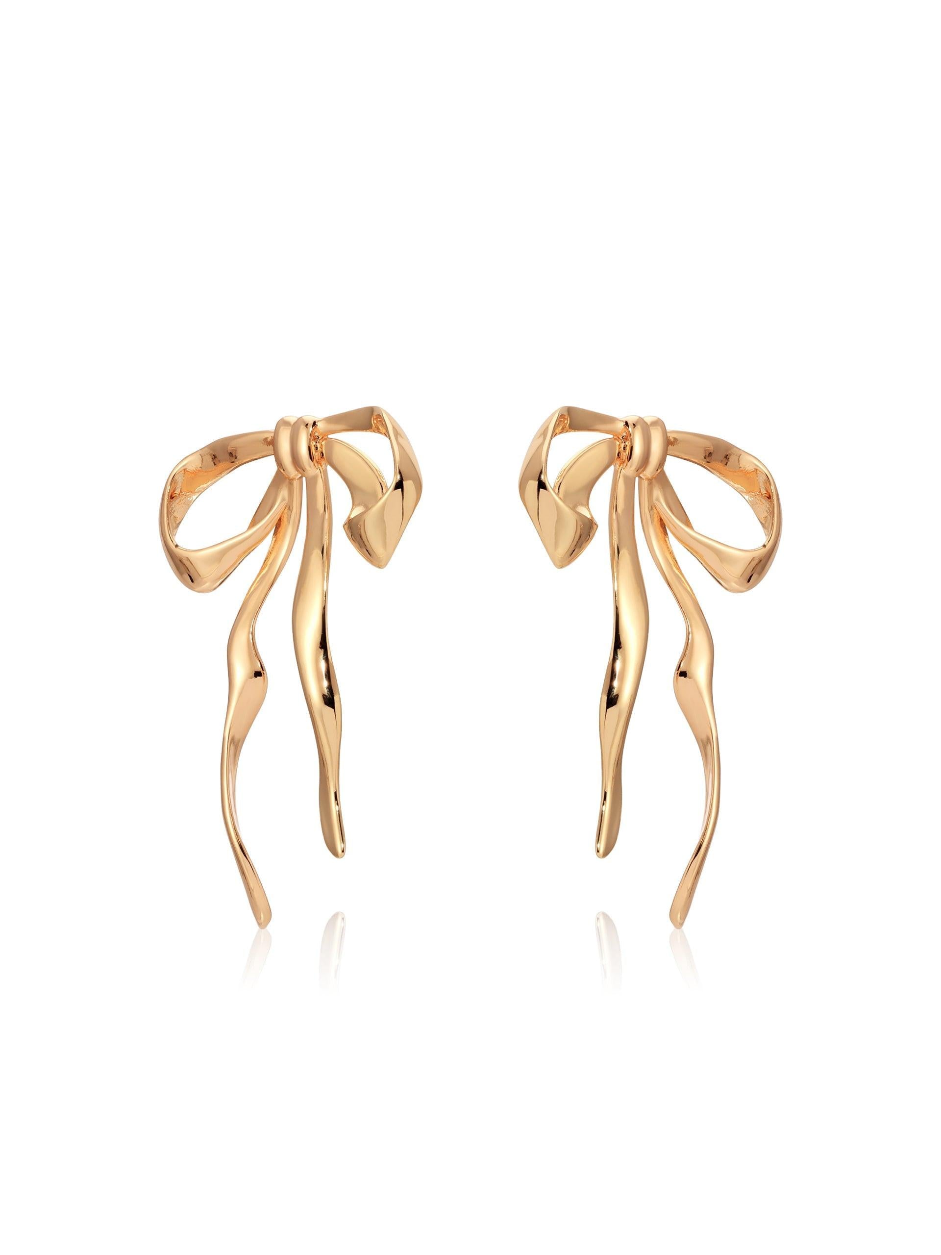 Bow Organica Earrings.