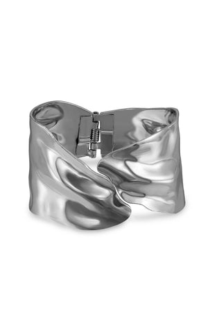 Melted Abstract Cuff Bracelet - Flying Tomato - Cuffs and Bangles - Ettika