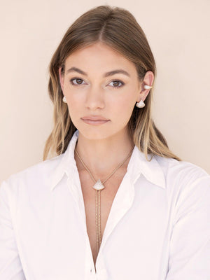 Pavé Encrusted Huggie Hoops - Flying Tomato - Earrings - Ettika