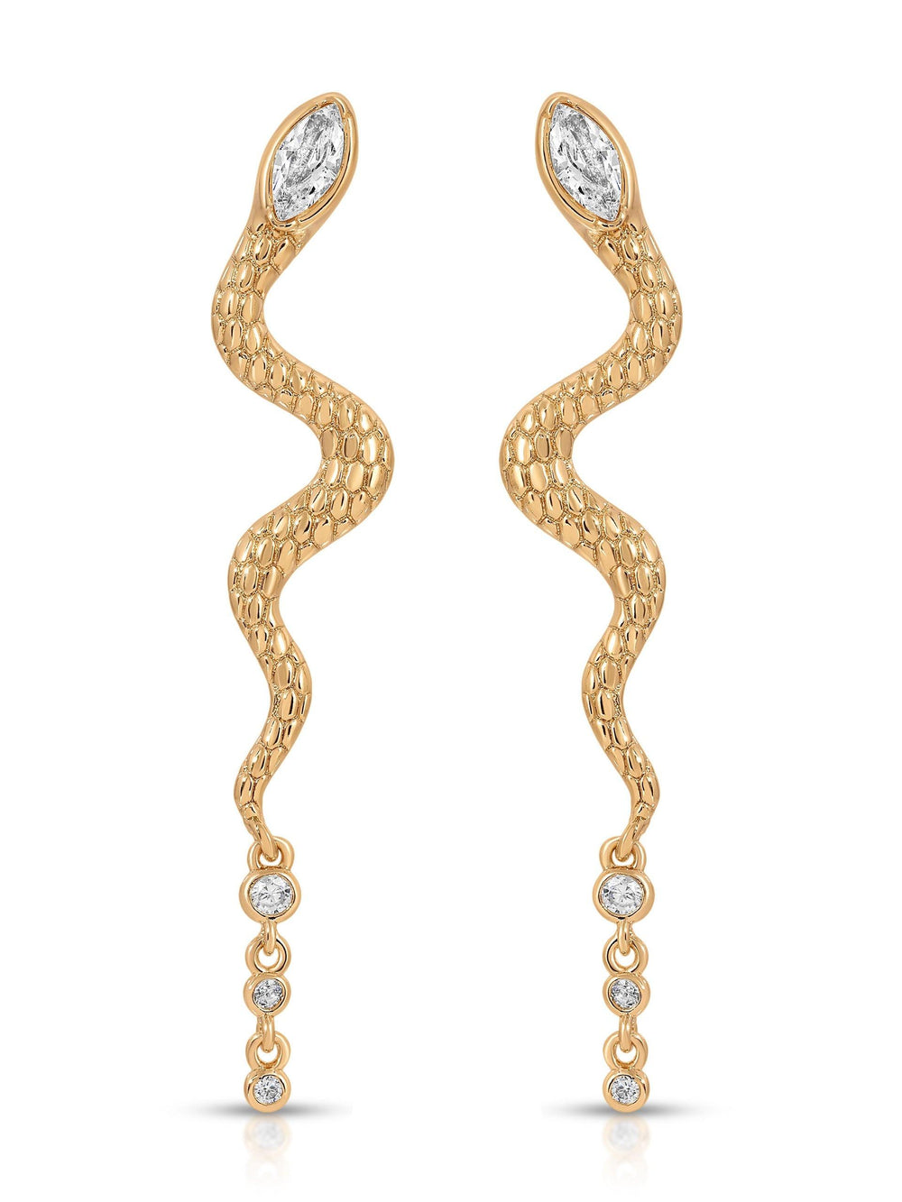 Serpentina Earrings - Flying Tomato - Earrings - Ettika