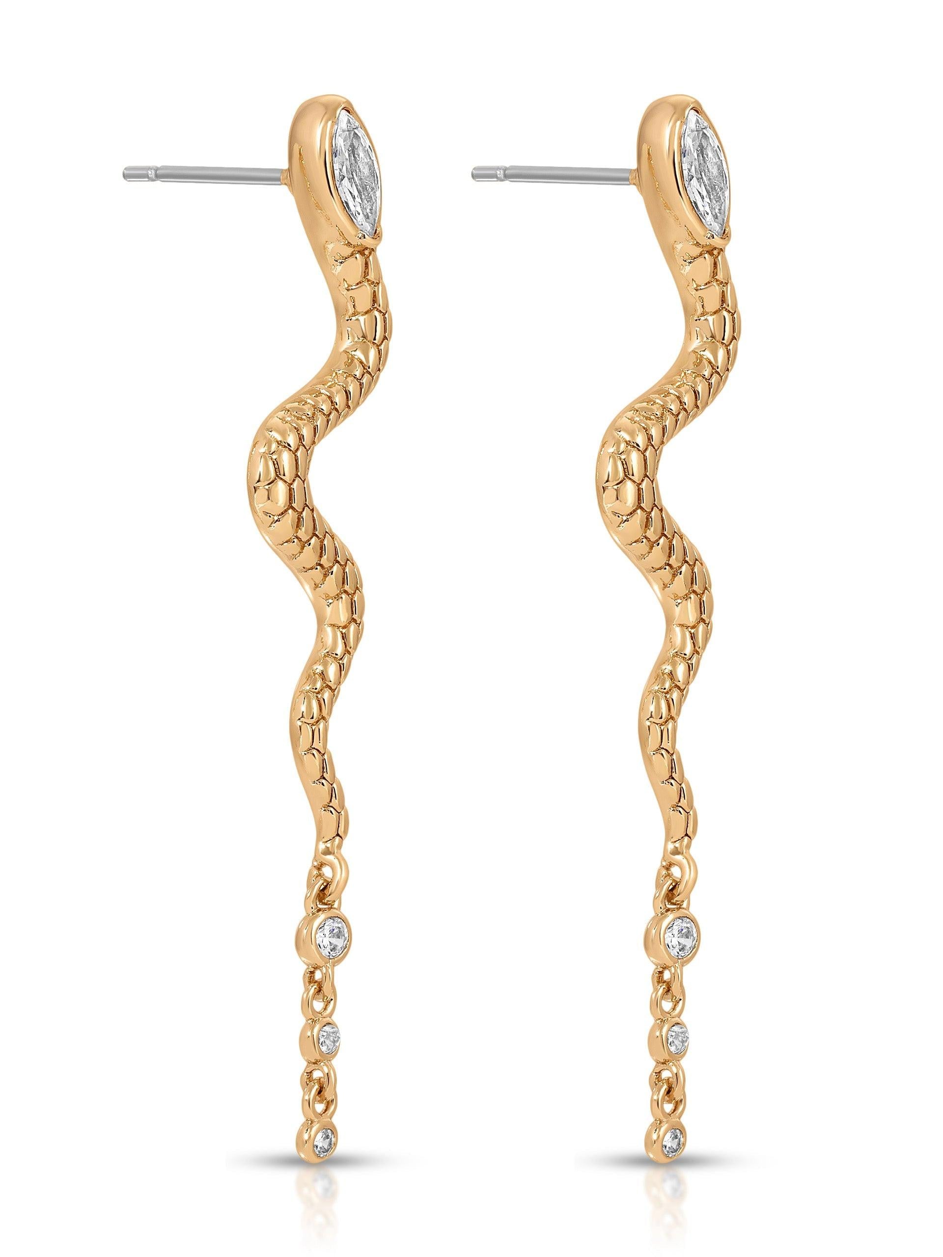 Serpentina Earrings - Flying Tomato - Earrings - Ettika