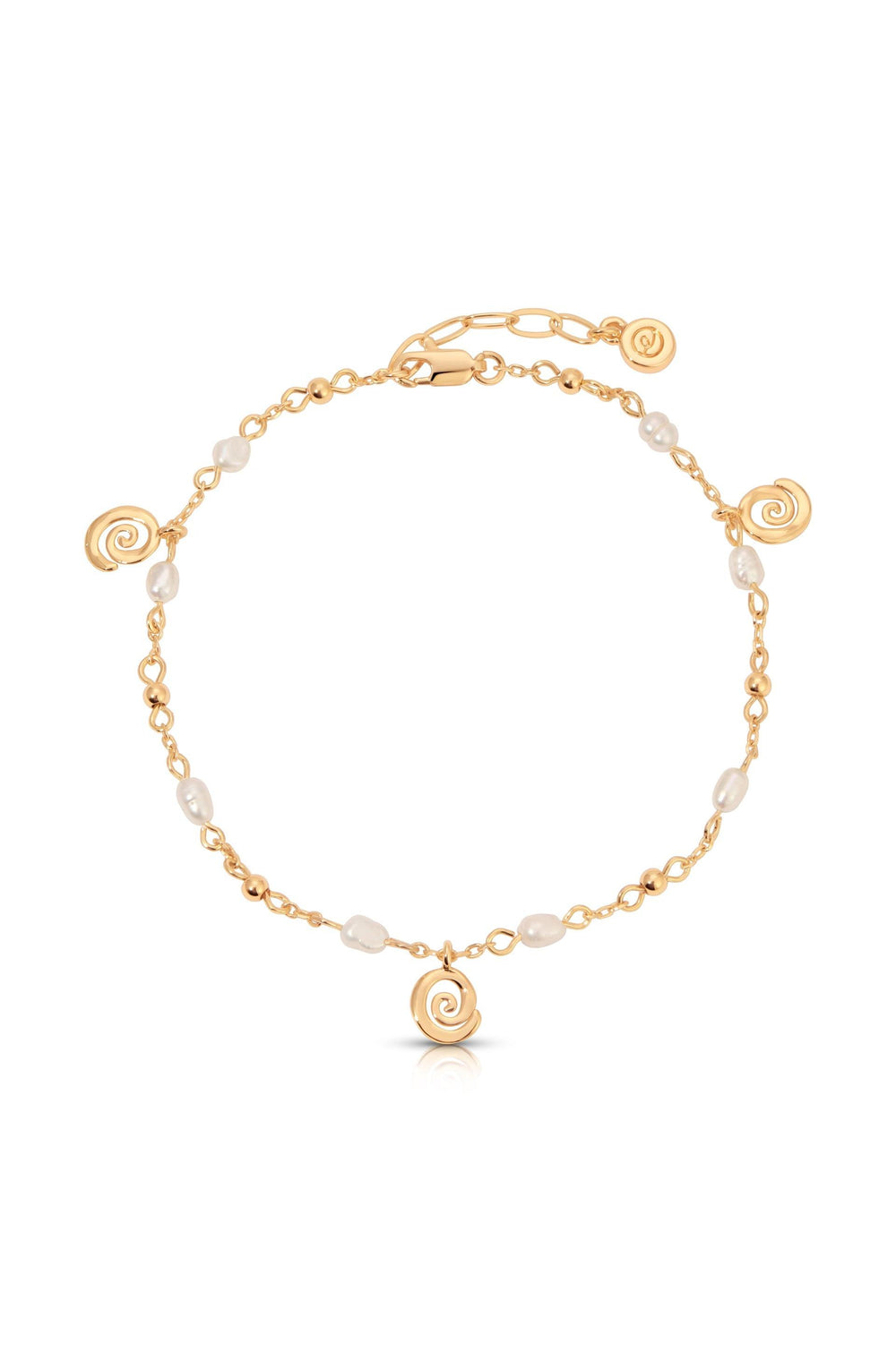 Aura Swirl Anklet - Flying Tomato - Anklets - Ettika