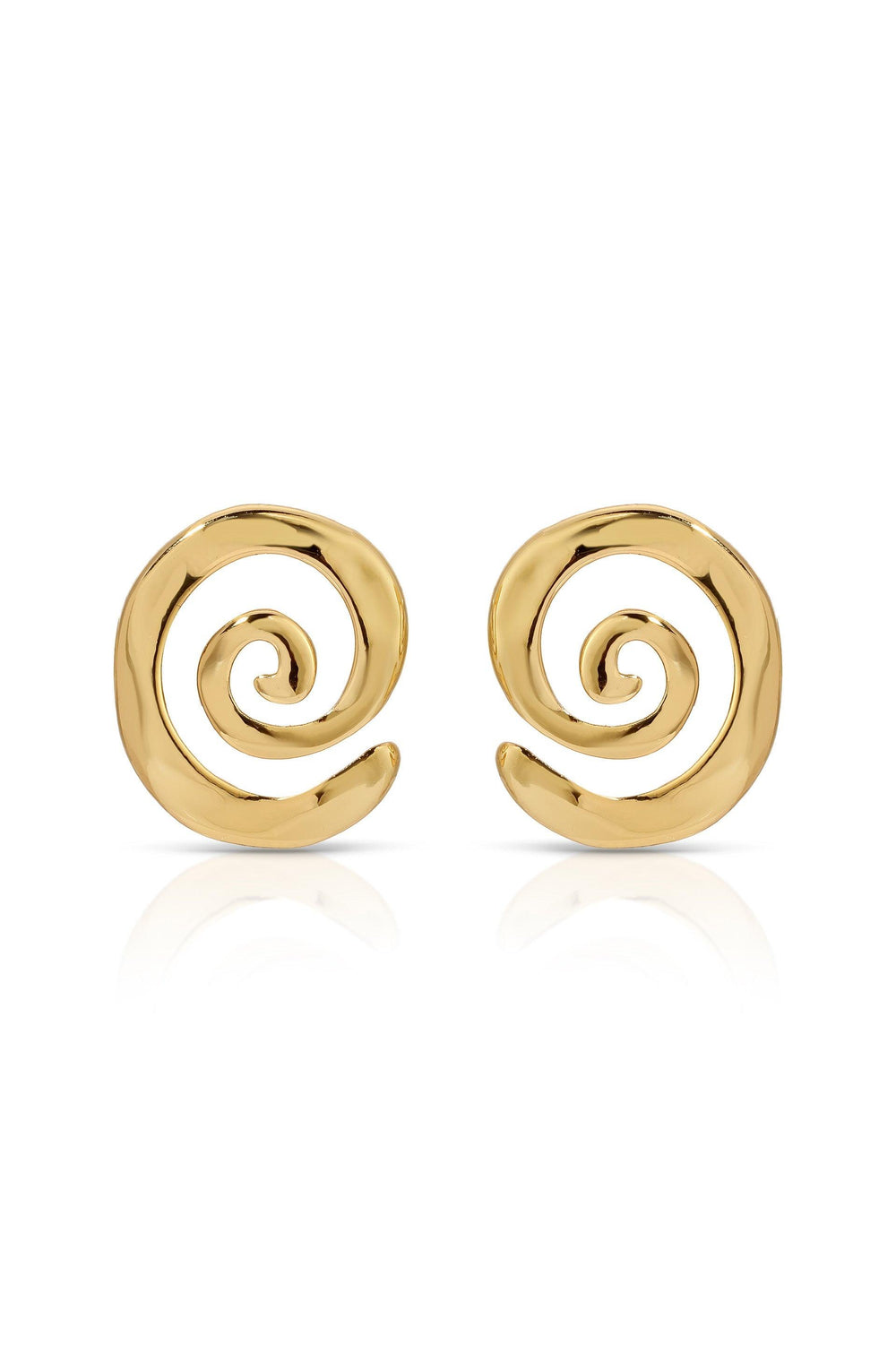 Aura Swirl Studs - Flying Tomato - Earrings - Ettika