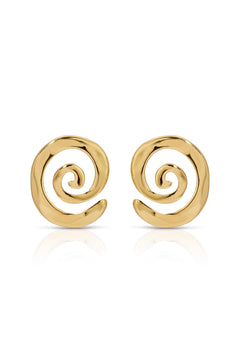 Aura Swirl Studs - Flying Tomato - Earrings - Ettika