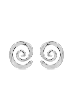 Aura Swirl Studs - Flying Tomato - Earrings - Ettika