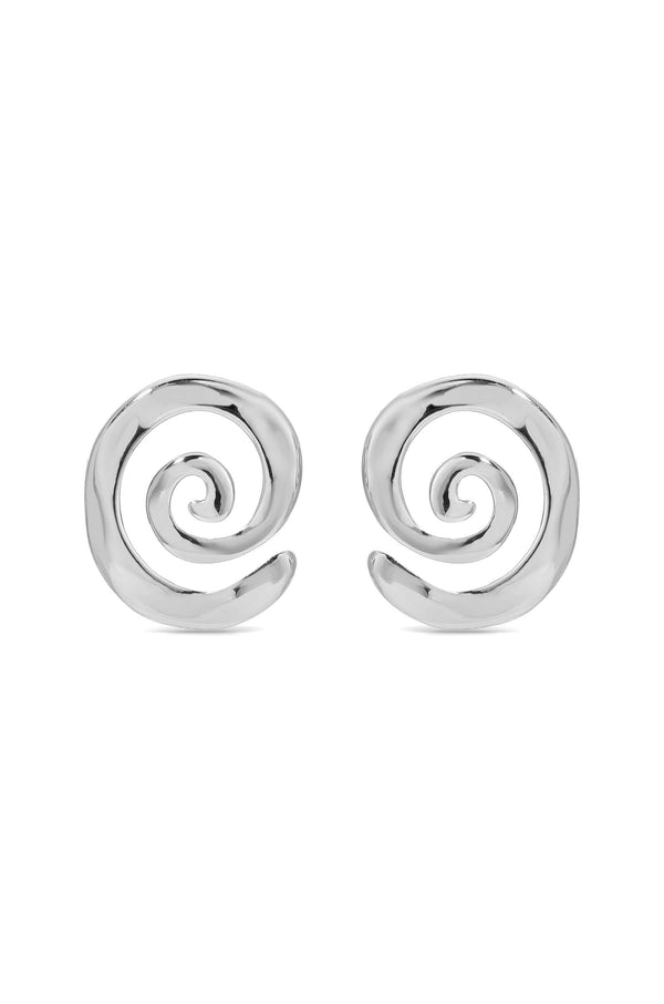 Aura Swirl Studs - Flying Tomato - Earrings - Ettika
