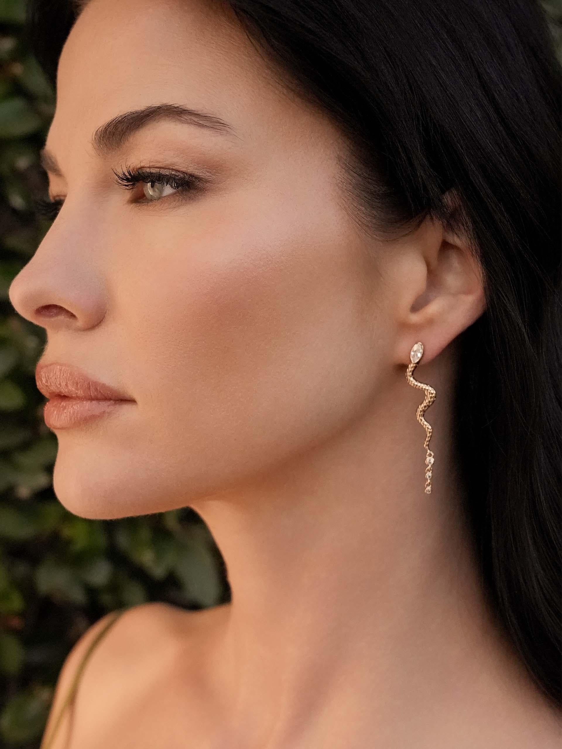 Serpentina Earrings - Flying Tomato - Earrings - Ettika