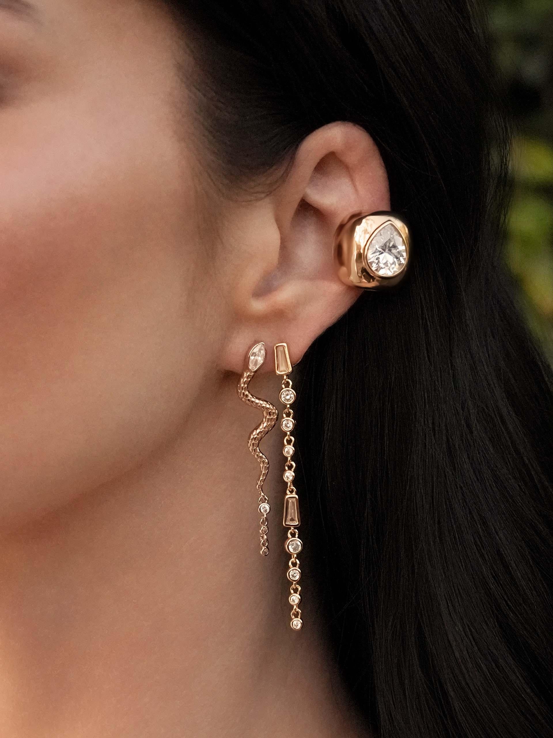 Serpentina Earrings - Flying Tomato - Earrings - Ettika
