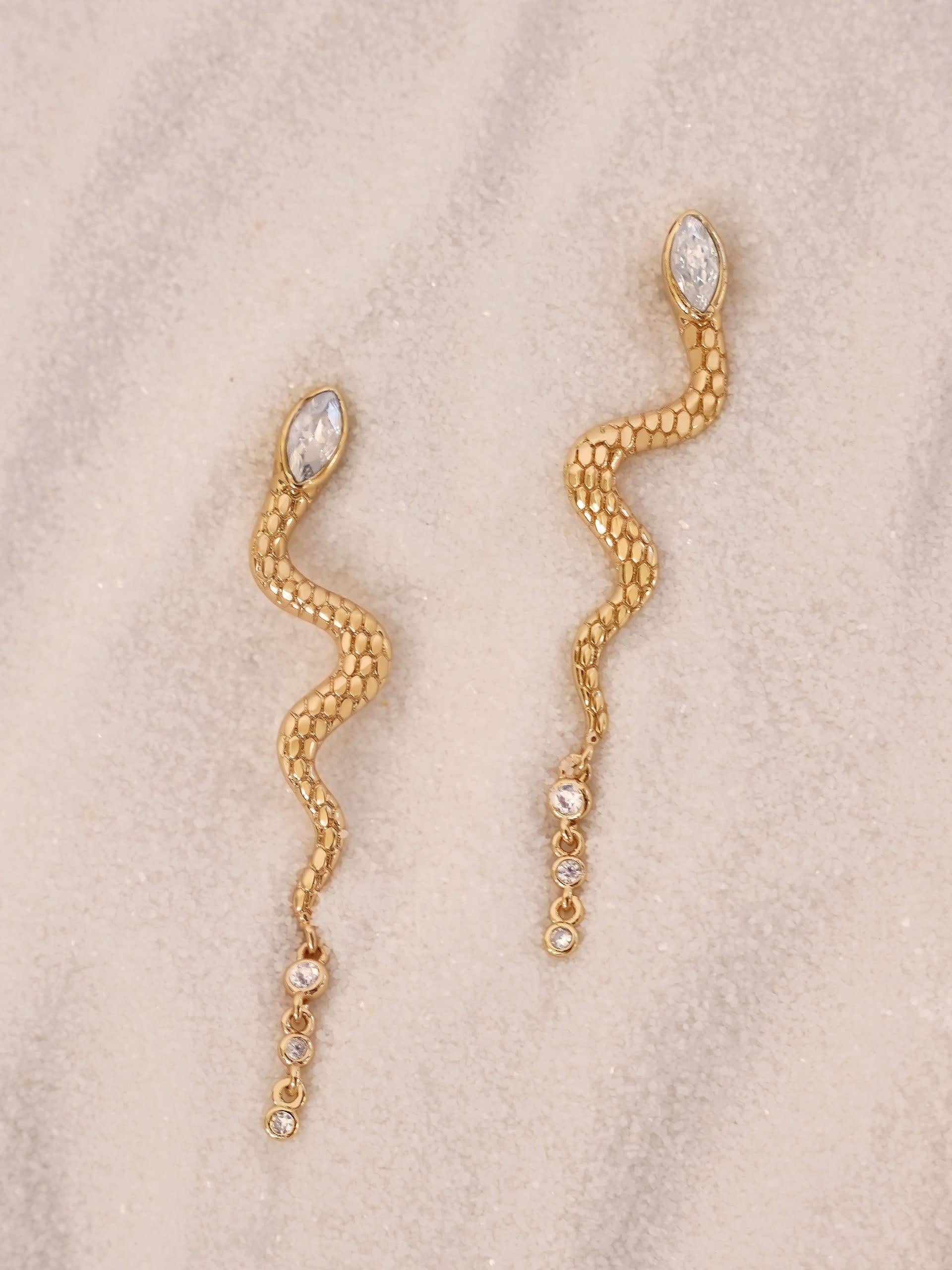 Serpentina Earrings - Flying Tomato - Earrings - Ettika
