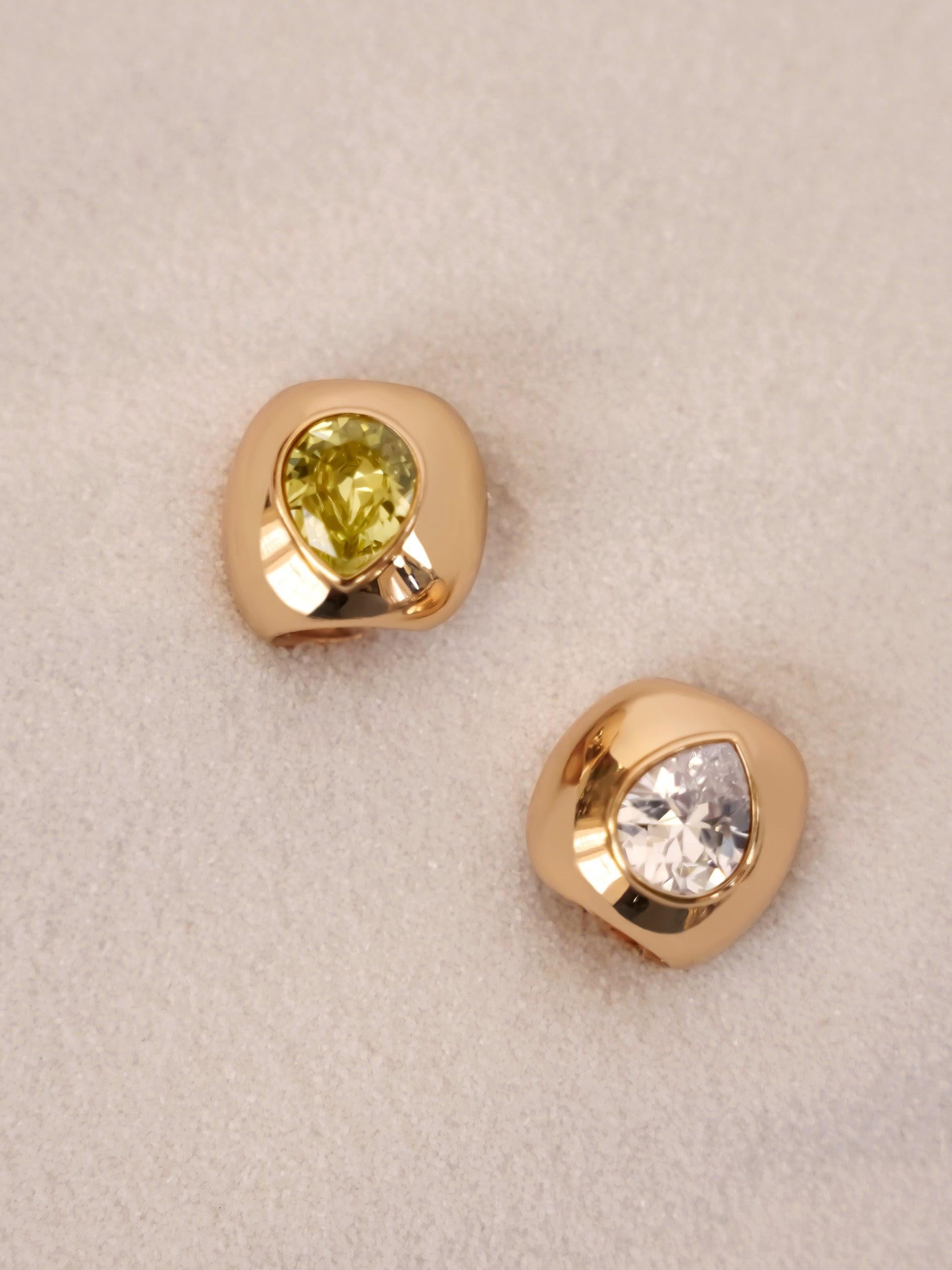 Bold Crystal Ear Cuff - Flying Tomato - Ear Cuffs - Ettika