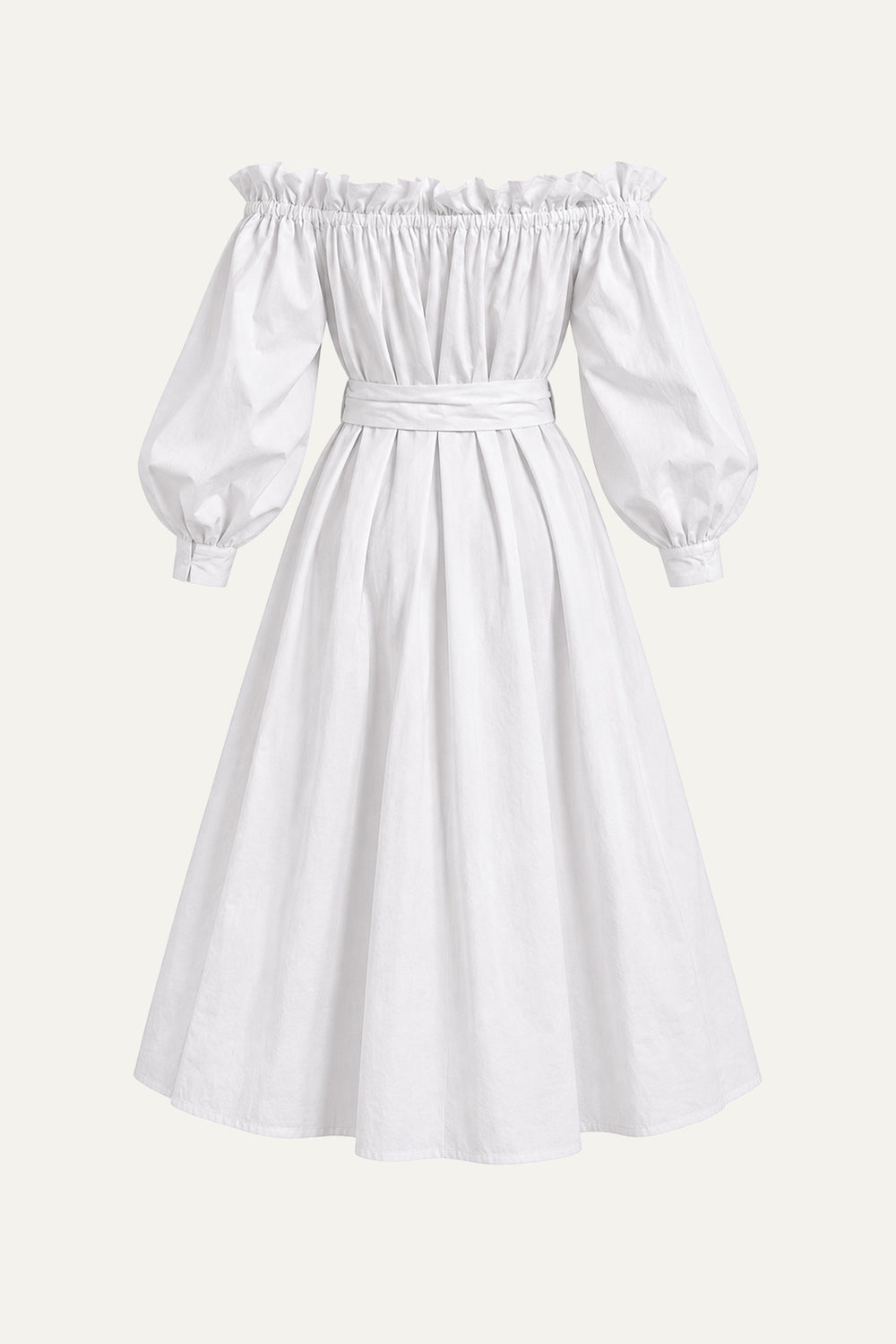 YOU'RE JUST MY TYPE WOVEN MIDI DRESS