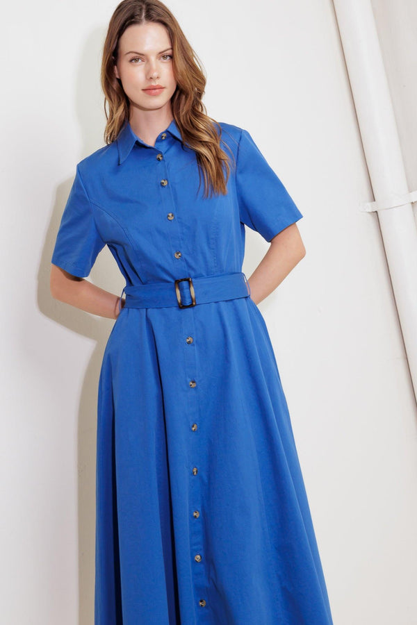 LUCKY ME WOVEN MIDI DRESS - Flying Tomato - DRESSES - Freemarket