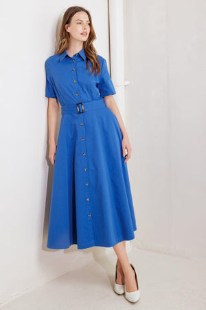 LUCKY ME WOVEN MIDI DRESS - Flying Tomato - DRESSES - Freemarket