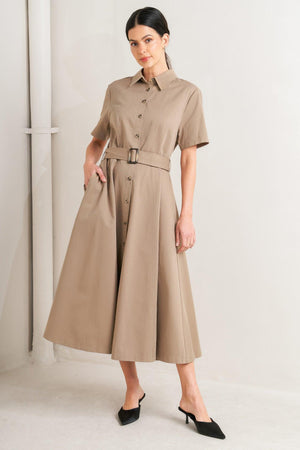 LUCKY ME WOVEN MIDI DRESS - Flying Tomato - DRESSES - Freemarket