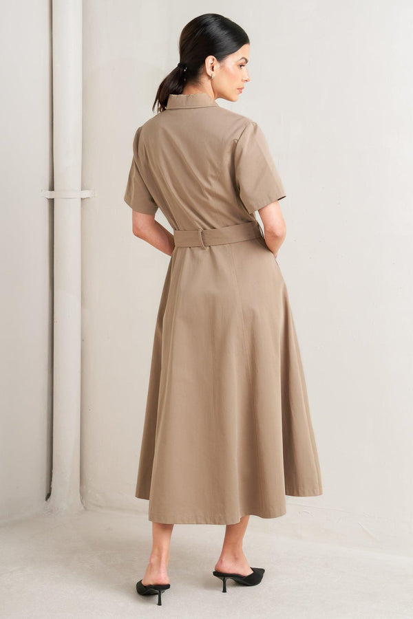 LUCKY ME WOVEN MIDI DRESS - Flying Tomato - DRESSES - Freemarket