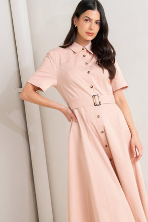 LUCKY ME WOVEN MIDI DRESS - Flying Tomato - DRESSES - Freemarket