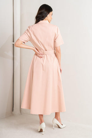 LUCKY ME WOVEN MIDI DRESS - Flying Tomato - DRESSES - Freemarket