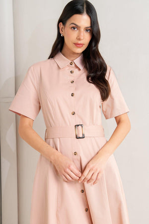 LUCKY ME WOVEN MIDI DRESS - Flying Tomato - DRESSES - Freemarket