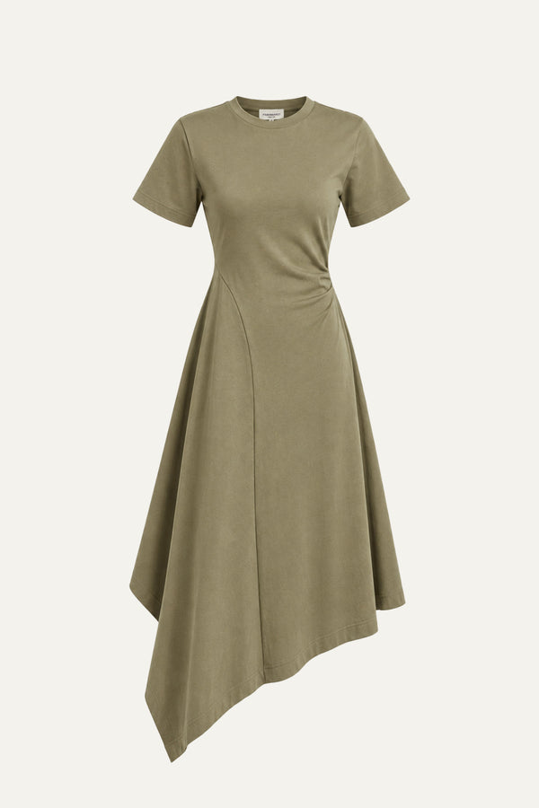 RIGHT ON CUE KNIT MIDI DRESS