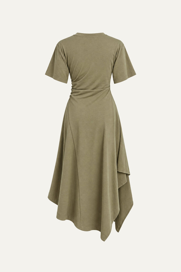 RIGHT ON CUE KNIT MIDI DRESS