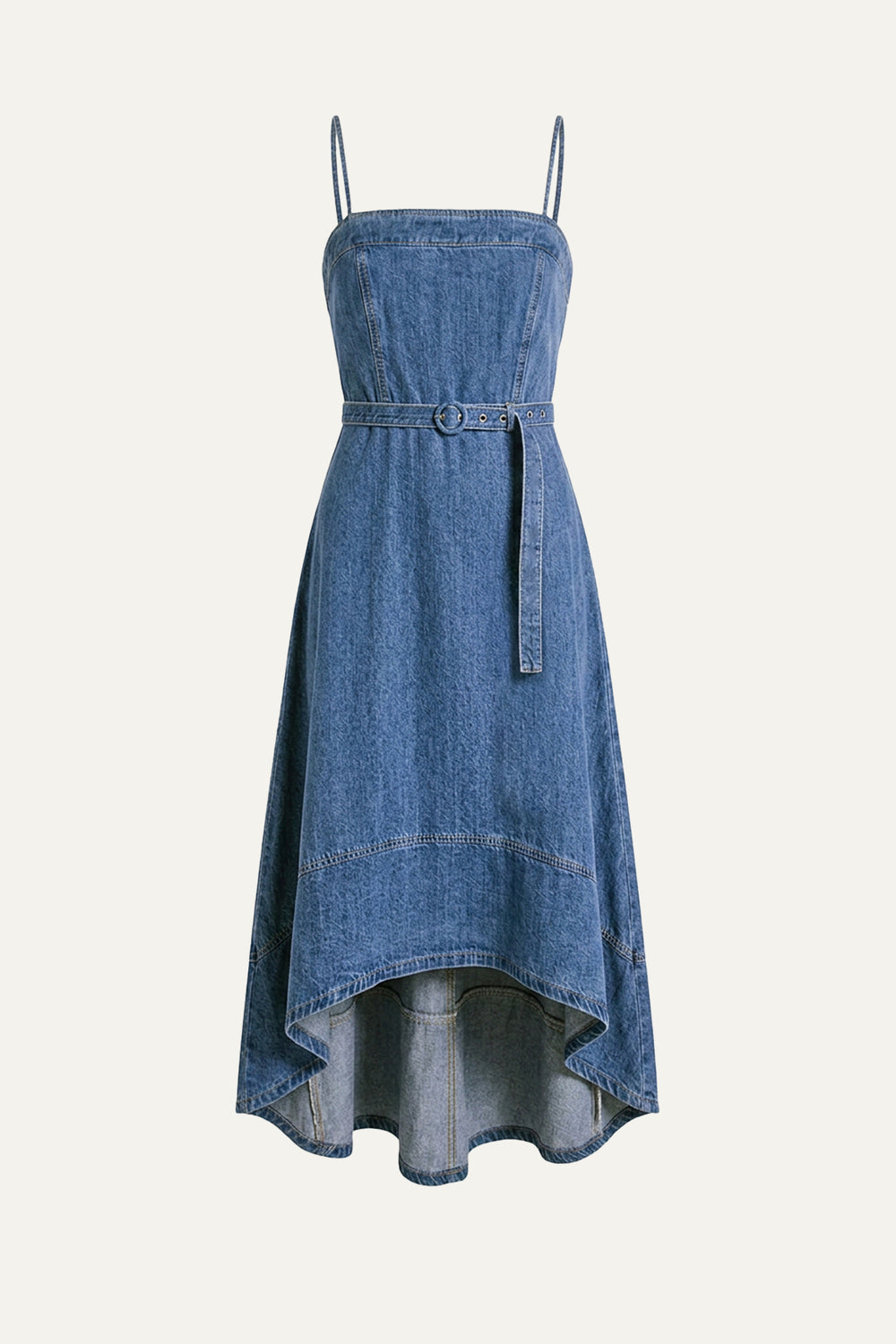 WEEKEND SCRIPT DENIM MIDI DRESS