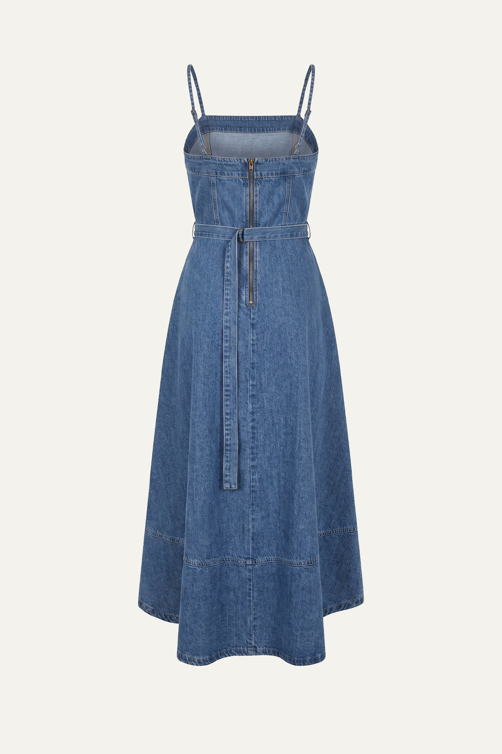 WEEKEND SCRIPT DENIM MIDI DRESS