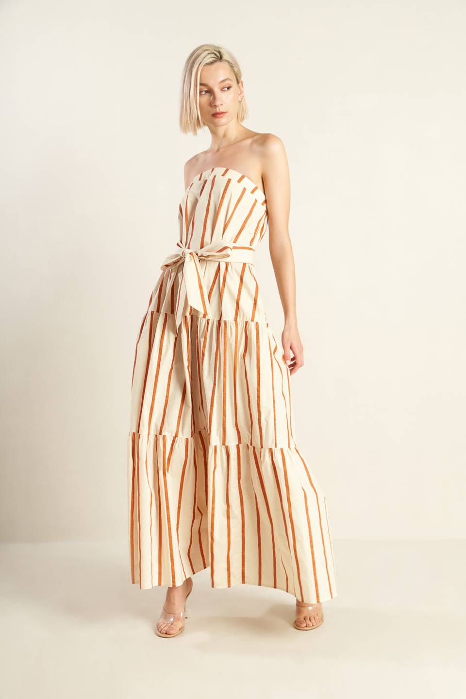 SWEET REMINISCENCE WOVEN MAXI DRESS