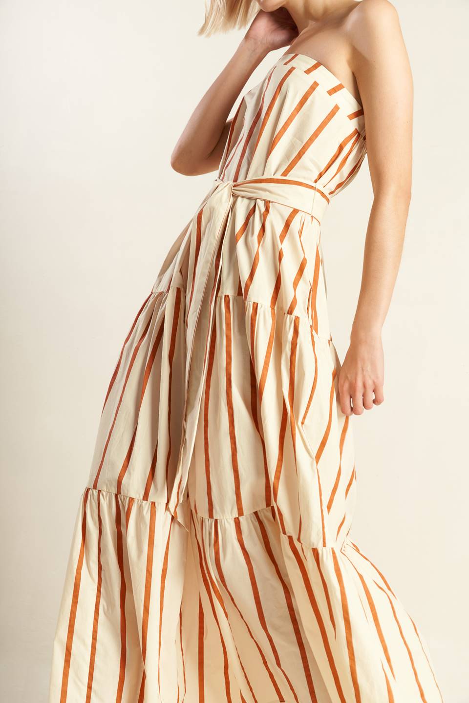 SWEET REMINISCENCE WOVEN MAXI DRESS