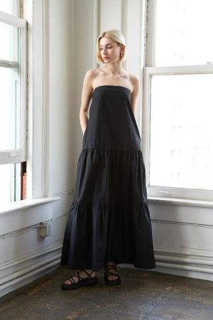 GIRLS JUST WANNA HAVE WOVEN MAXI DRESS.