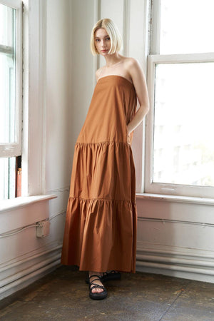 GIRLS JUST WANNA HAVE WOVEN MAXI DRESS.