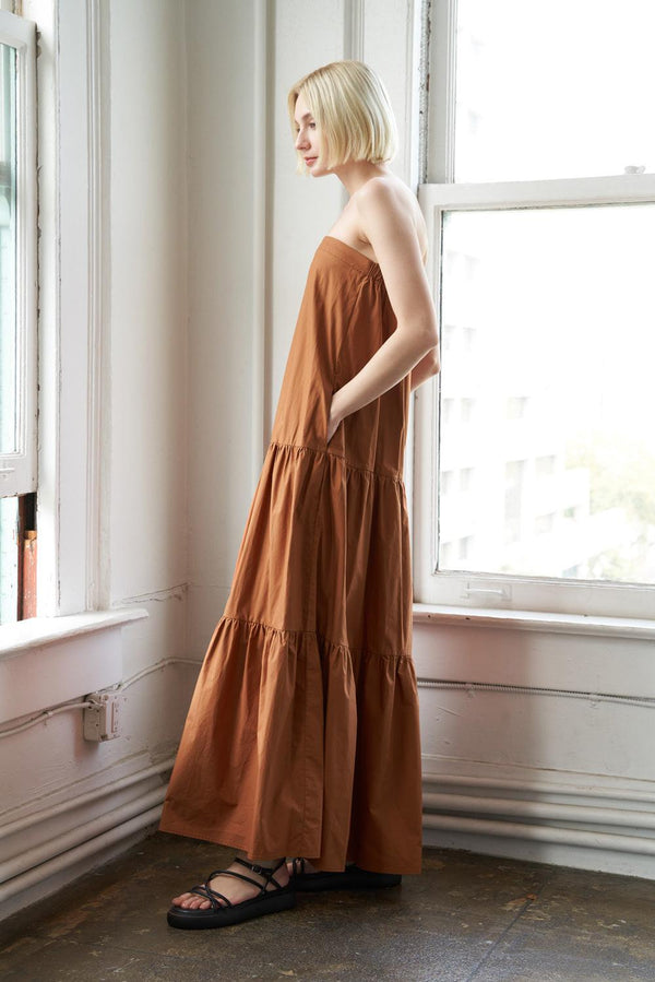 GIRLS JUST WANNA HAVE WOVEN MAXI DRESS.