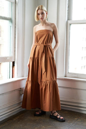 GIRLS JUST WANNA HAVE WOVEN MAXI DRESS.