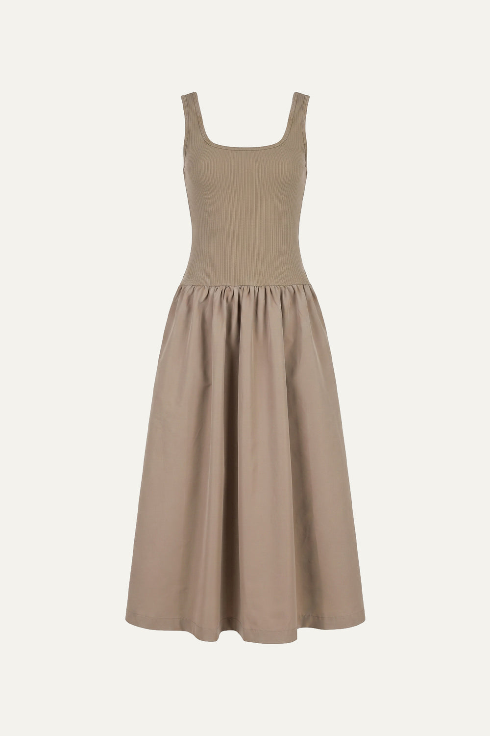 LIGHT UP THE SKY WOVEN MIDI DRESS