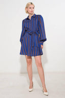 GIVE IT A GO WOVEN MINI DRESS.