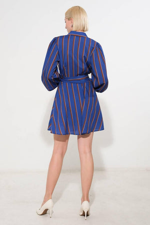 GIVE IT A GO WOVEN MINI DRESS.