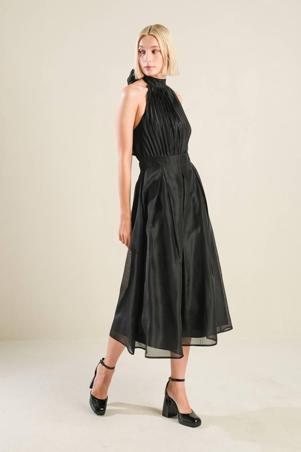 INVITATION TO LOVE WOVEN MIDI DRESS.