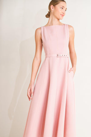 [PREORDER] LIVING THE DREAM PINK WOVEN MIDI DRESS - Flying Tomato - DRESSES - Freemarket