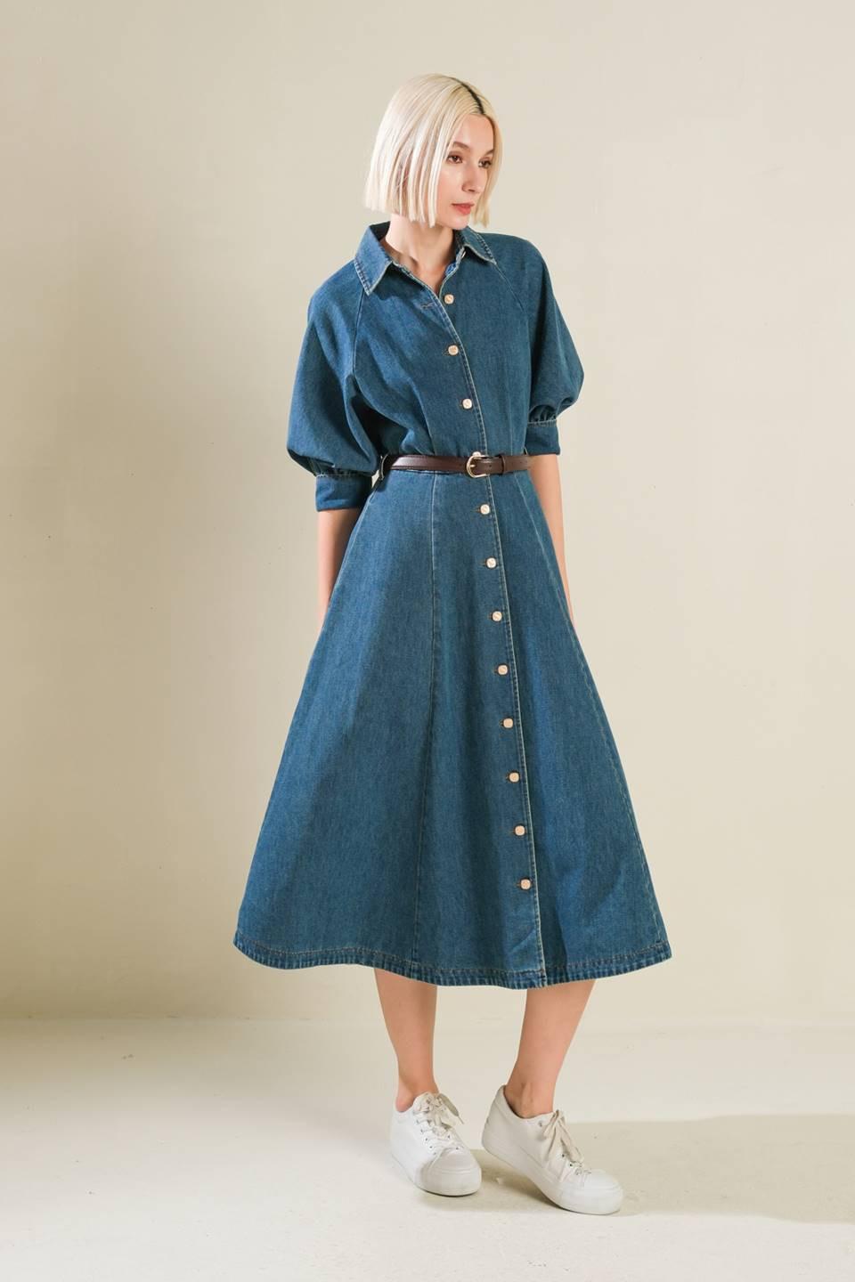 contour midi dress Bloom Contour Midi Dress